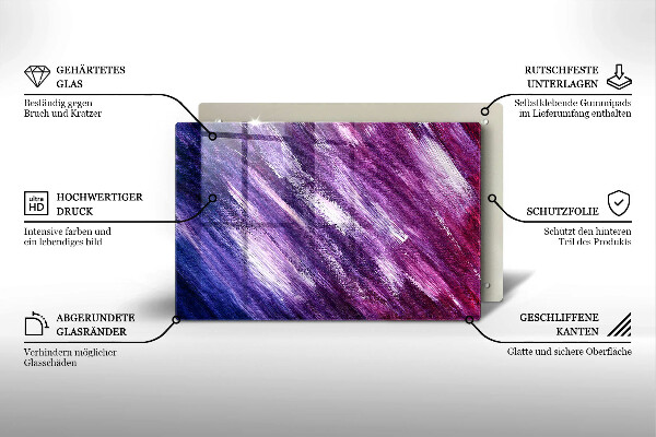 Cubre vitrocerámica Abstracción de pintura