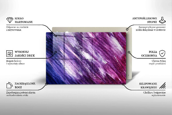 Cubre vitrocerámica Abstracción de pintura