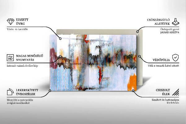 Cubre vitrocerámica Pinturas de abstraccion