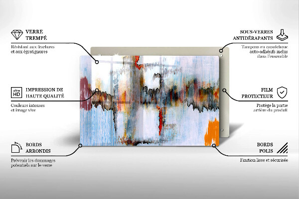 Cubre vitrocerámica Pinturas de abstraccion