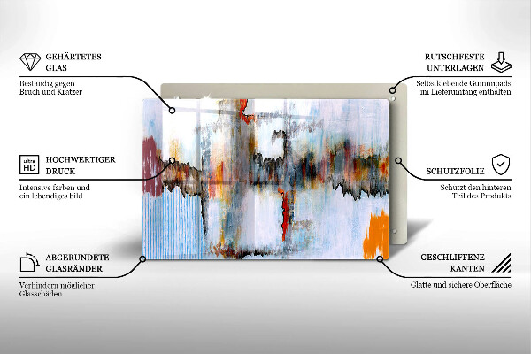 Cubre vitrocerámica Pinturas de abstraccion