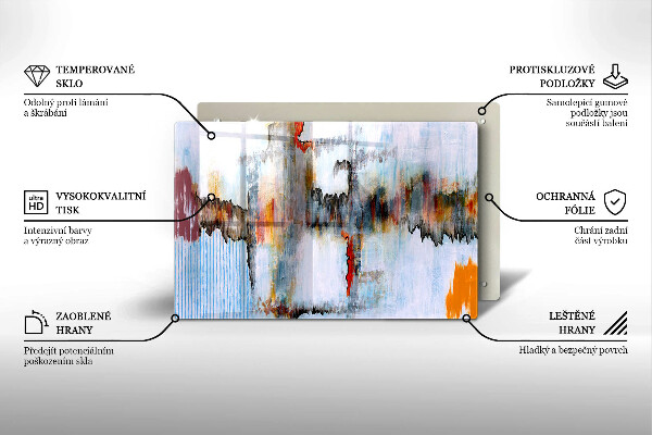 Cubre vitrocerámica Pinturas de abstraccion