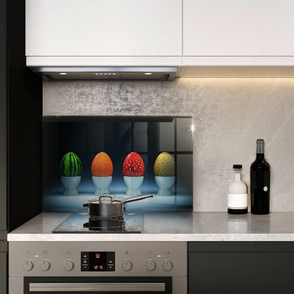 Cubre vitrocerámica Huevos de frutas abstractos