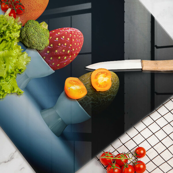 Cubre vitrocerámica Huevos de frutas abstractos