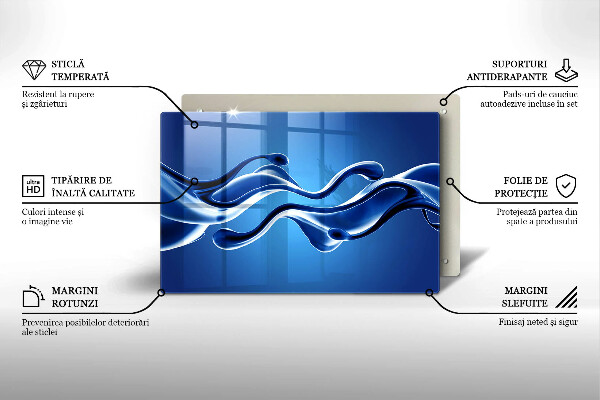 Cubre encimera Abstracción de fluidos