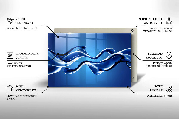Cubre encimera Abstracción de fluidos