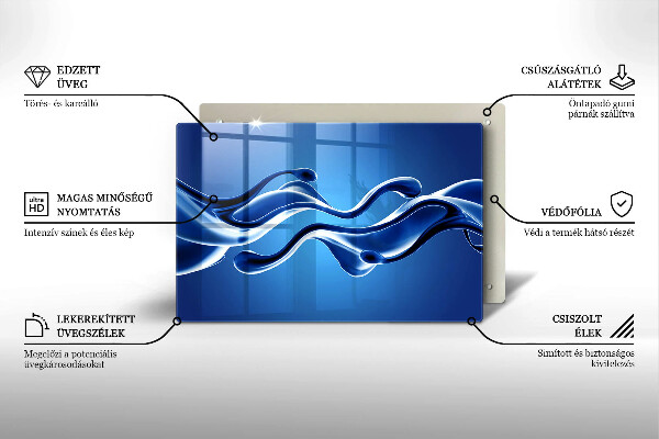 Cubre encimera Abstracción de fluidos