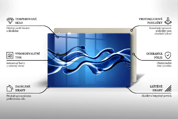 Cubre encimera Abstracción de fluidos