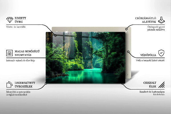 Protector placa inducción Paisaje de laguna