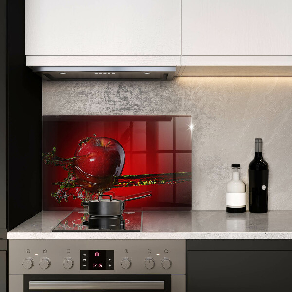 Cubre vitrocerámica Fruta de manzana en agua