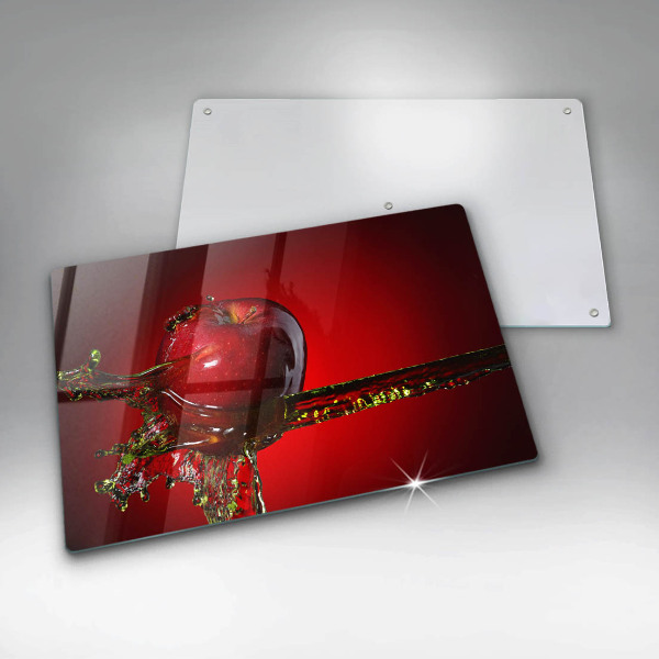 Cubre vitrocerámica Fruta de manzana en agua