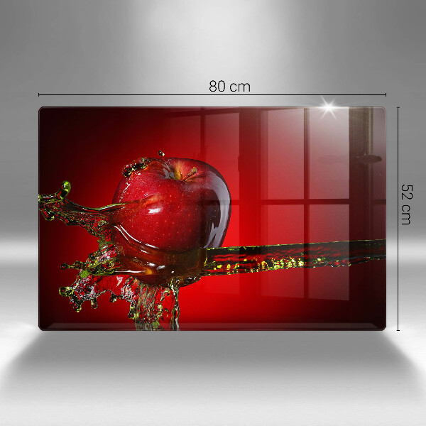 Cubre vitrocerámica Fruta de manzana en agua