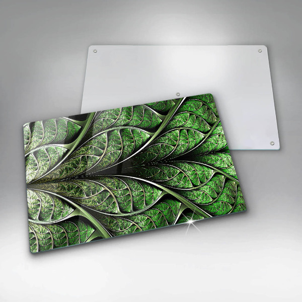 Cubre vitrocerámica Estructura de las venas de la hoja