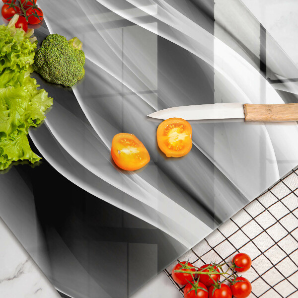 Cubre vitrocerámica Líneas abstractas de humo