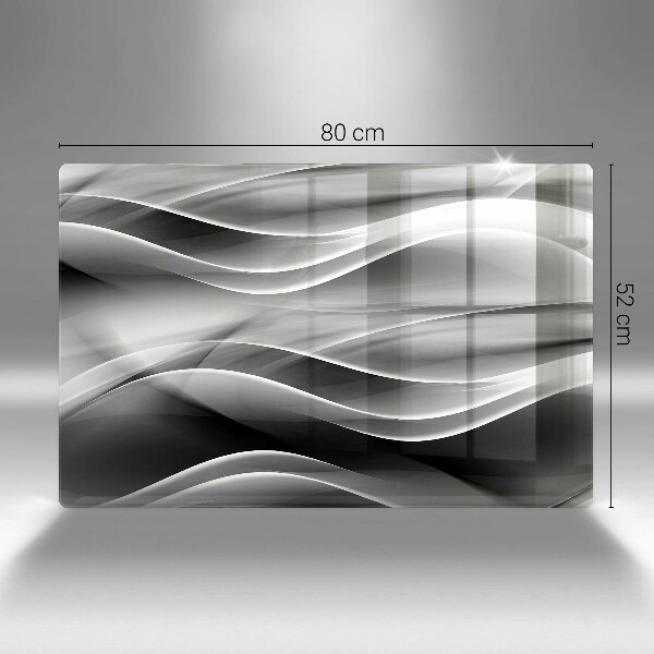 Cubre vitrocerámica Líneas abstractas de humo