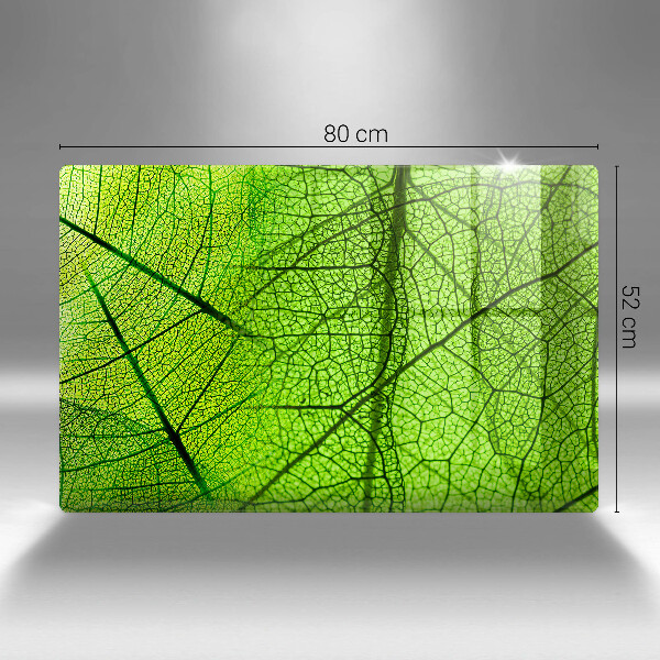 Cubre vitrocerámica Venas de las hojas naturales