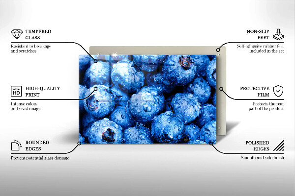 Cubre vitrocerámica Arándanos jugosos