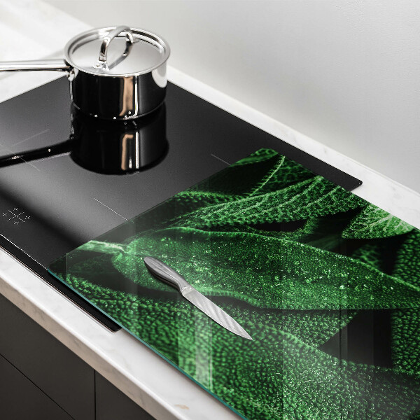 Cubre vitrocerámica Las hojas de la planta