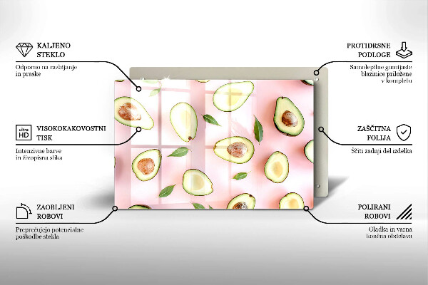 Cubre vitrocerámica Patrón de aguacate