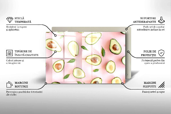 Cubre vitrocerámica Patrón de aguacate