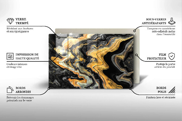 Cubre vitrocerámica Estructura abstracta