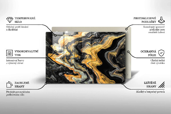 Cubre vitrocerámica Estructura abstracta