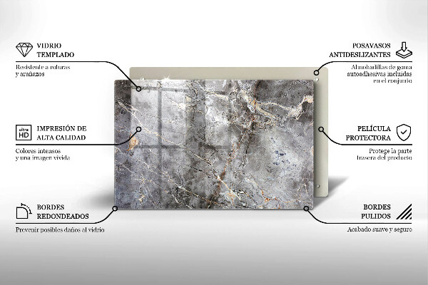 Cubre vitrocerámica Textura de piedra