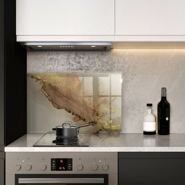 Cubre vitrocerámica Abstracción de oro