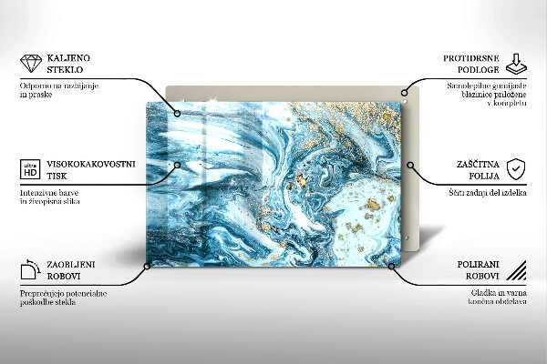 Protector placa inducción Estructura con oro