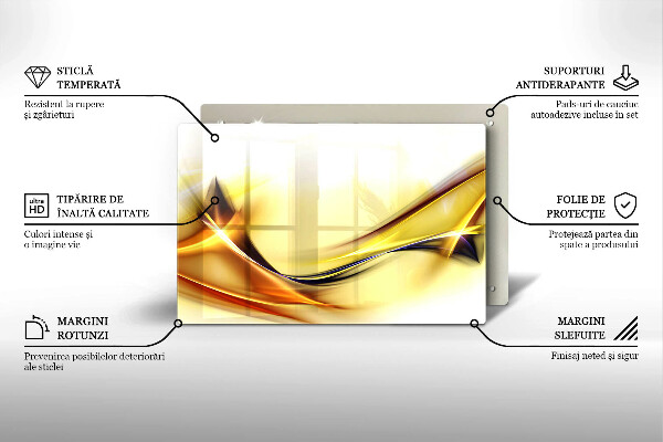 Cubre vitrocerámica Líneas abstractas de luz