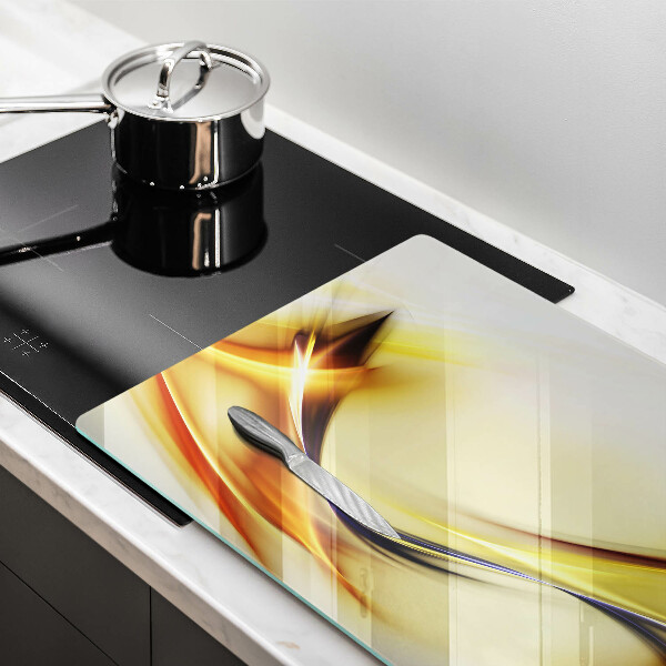 Cubre vitrocerámica Líneas abstractas de luz