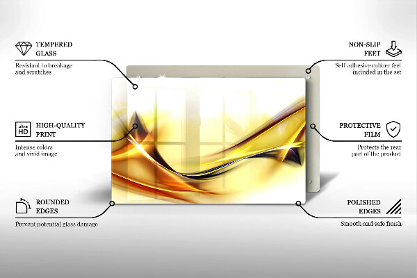Cubre vitrocerámica Líneas abstractas de luz
