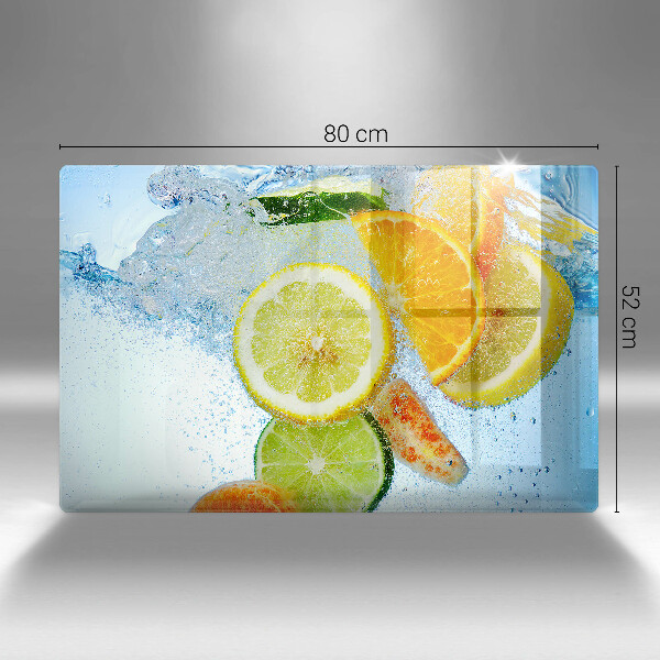 Cubre vitrocerámica Agua jugosa de cítricos