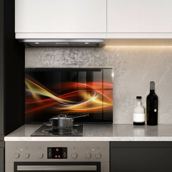 Cubre vitrocerámica Luz y humo abstractos