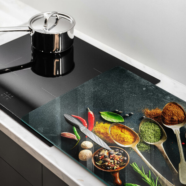 Cubre vitrocerámica Cucharas de cocina de especias