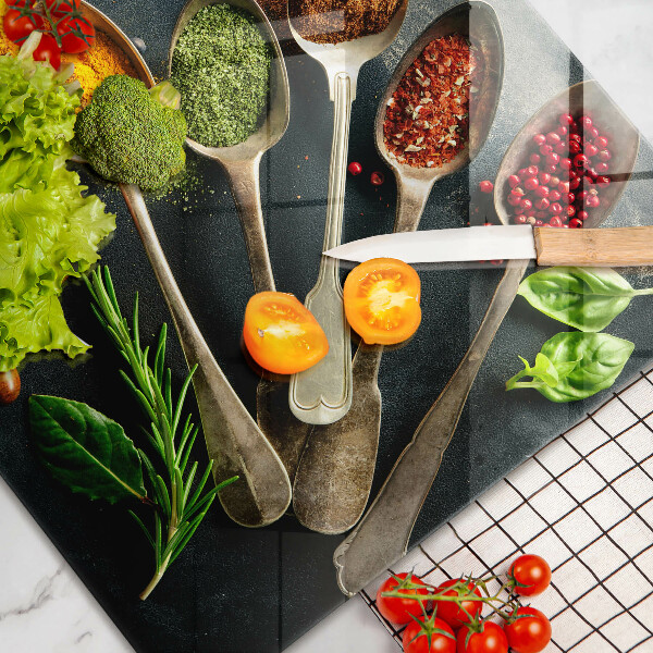 Cubre vitrocerámica Cucharas de cocina de especias