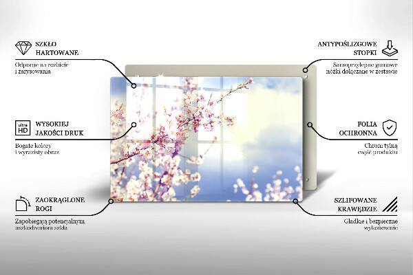 Protector placa inducción Árbol floreciente