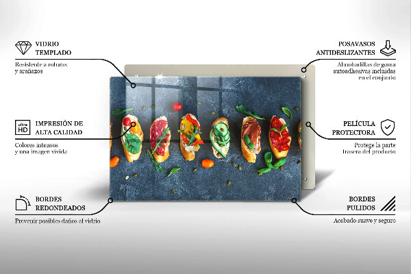Protector placa inducción Sándwiches coloridos