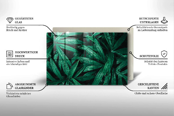Cubre vitrocerámica Hojas de plantas