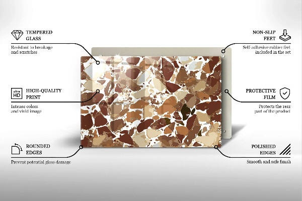 Cubre encimera Manchas decorativas de piedra