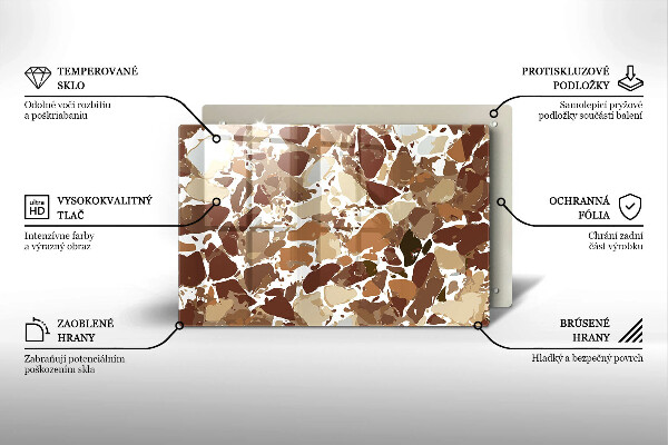 Cubre encimera Manchas decorativas de piedra