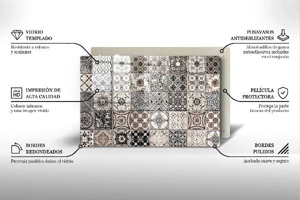 Cubre vitrocerámica Azulejos decorativos