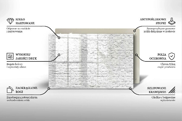 Cubre vitrocerámica Pared de ladrillo