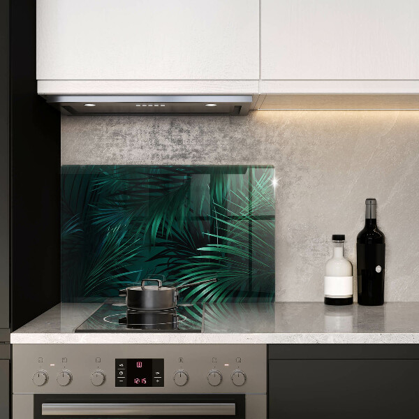 Protector placa inducción Hojas de la selva salvaje