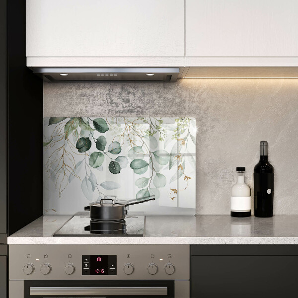 Protector placa inducción Plantas pintadas