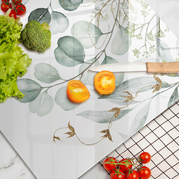 Protector placa inducción Plantas pintadas