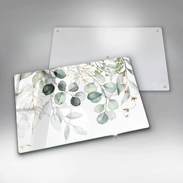 Protector placa inducción Plantas pintadas