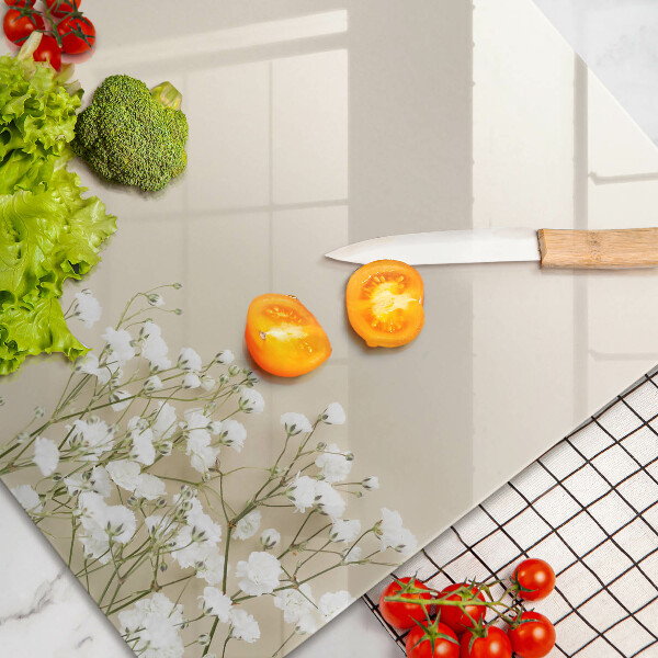 Protector placa inducción Flores boho de yeso