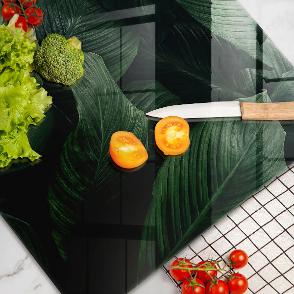 Cubre vitrocerámica Hojas oscuras