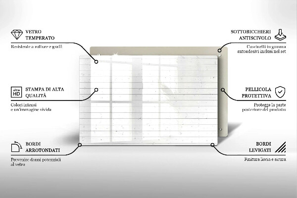 Cubre vitrocerámica Tableros brillantes modernos